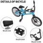 BMX Finger Bike Series 12,Replica Bike with Real Metal Frame, Graphics, and Moveable Parts for Flick Tricks, Flares, Grinds, and Finger Bike Games