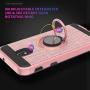 Galaxy J3 2018/J3 Eclipse 2/J3 Orbit/J3 Achieve/Express Prime 3/J3 Prime 2/Amp Prime 3 Case HD Phone Screen Protector,Ymhxcy 360 Stand & Dual Layer Back Cover for Galaxy J3 Emerge 2018-ZH Rose Gold