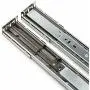 1 Pair 22 Inch Side/Rear Mount Soft Close Drawer Slides Full Extension 3 FOLD Drawer Glides - LONTAN 4502S3-22 Drawer Slides Bottom Mount Heavy Duty 100 LB Drawer Runners with Rear Mounting Brackets