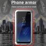 B4Uebuy Alloy Aluminum Metal Case Compatible with Galaxy S8, Shockproof Extreme Hybrid Full Body Military Rugged Heavy Duty Dual Layer Screw Bumper Cover for Samsung Galaxy S8 5.8 (Silver)