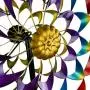 3D Kinetic Wind Spinners with Stable Stake Metal Garden Spinner with Reflective Painting Unique Lawn Ornament Wind Mill for Outdoor Yard Lawn Garden Decorations 3D Kinetic Wind Spinners with Stable Stake Metal Garden Spinner with Reflective Painting Unique Lawn Ornament Wind Mill for Outdoor Yard Lawn Garden Decorations