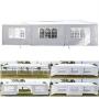 Teekland 10x30 Outdoor Canopy Party Wedding Tent,Sunshade Shelter,Outdoor Gazebo Pavilion with 8 Removable Sidewalls Upgraded Thicken Steel Tube (10 x 30 / 8 Removable Sidewalls-1)