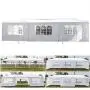 Teekland 10x30 Outdoor Canopy Party Wedding Tent,Sunshade Shelter,Outdoor Gazebo Pavilion with 8 Removable Sidewalls Upgraded Thicken Steel Tube (10 x 30 / 8 Removable Sidewalls-1)