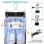 Pants Hangers, Trousers Skirt Hangers with Clips, 4 Tier Metal Hangers for Heavy Duty Ultra Thin Space Saving - 4 Pack Pants Hangers, Trousers Skirt Hangers with Clips, 4 Tier Metal Hangers for Heavy Duty Ultra Thin Space Saving - 4 Pack