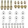 Dewhel B-SERIES B16 B17 B18 VTEC LOW-PROFILE SLIM VALVE COVER HARDWARE WASHER BOLT Color Silver Dewhel B-SERIES B16 B17 B18 VTEC LOW-PROFILE SLIM VALVE COVER HARDWARE WASHER BOLT Color Silver
