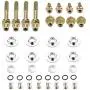 Dewhel B-SERIES B16 B17 B18 VTEC LOW-PROFILE SLIM VALVE COVER HARDWARE WASHER BOLT Color Silver