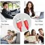 Metal iPhone Charger Cord [Apple MFi Certified], Foxsun 3.3 FT/1M Metal Braided USB Lightning Cable Cords for iPhone Xs MAX/XR/XS/X/8/7/7Plus/6/6Plus/6S/6S Plus/5/5S/5C/SE,iPad Pro/Air/Mini (Red)