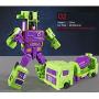 WEIJIANG GT Engineering Devastator Green Combiner 6 in 1 27CM Alloy Metal Toys Action Figure Car Truck Bucket Loader Model Gift for Kids Boys (Green)
