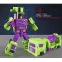 WEIJIANG GT Engineering Devastator Green Combiner 6 in 1 27CM Alloy Metal Toys Action Figure Car Truck Bucket Loader Model Gift for Kids Boys (Green)
