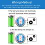 TWTADE/19MM 12V Car Horn Button Red LED lighted Momentary Metal Speaker Air Horn Toggle Switch with wires BK-GLB19-R