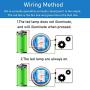 TWTADE/16MM 12V Car Horn Button Red LED lighted Momentary Metal Speaker Air Horn Toggle Switch with wires BK-GLB16-R
