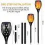 YoungPower Landscape Solar Torch Lights, Waterproof Flickering Flames Torches Lights Outdoor Solar Flame Lights Decoration Lighting Dusk to Dawn Auto On/Off Security Light for Deck Yard Driveway, 2P YoungPower Landscape Solar Torch Lights, Waterproof Flickering Flames Torches Lights Outdoor Solar Flame Lights Decoration Lighting Dusk to Dawn Auto On/Off Security Light for Deck Yard Driveway, 2P