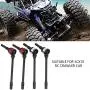 RC Car Drive Shaft, 4Pcs Metal Dog Bone CVD Transmission Axle for SCX10 RC Crawler Truck Parts Accessories