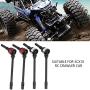 RC Car 4Pcs Drive Shaft, Metal Dog Bone CVD Drive Shaft for SCX10 RC Crawler RC Car Part Spare Parts Accessories Component
