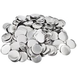 VEVOR Button Parts 1000-Piece 58mm/2.28 Inch Blank Button Badge Parts Set for Button Making Machine Metal Shells Clear Mylar and Plastic Base Components DIY Arts Crafts Supplies for Gifts Souvenirs