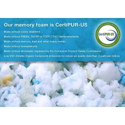 Shredded Memory Foam Fill for Bean Bags, Chairs, Pillows, Dog Beds, Cushions and Crafts. Made in The USA with 100% CertiPUR-US Certified Foam. (10 Pounds)