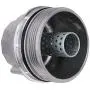Oil Filter Housing Cap Assembly with Oil Plug for 2005-2019 Toyota RAV4 4Runner Tundra Fj Cruiser Venza Avalon Sienna Camry Highlander RX350 - Replace 15620-31060, 1562031060, 15643-31050, 1564331050