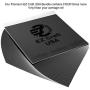 Permanent Matte Black Vinyl Sheets Better Than Vinyl Rolls - EZ Craft USA - 12'' x 12'' - 40 Matte Adhesive Backed Sheets Work with Cricut and Other Cutters