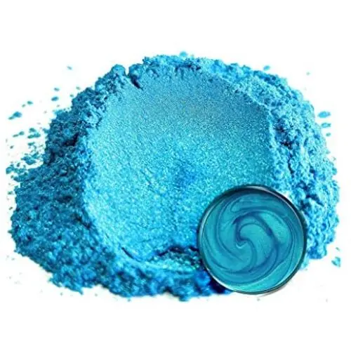 Eye Candy Mica Powder Pigment “Okinawa Blue” (50g) Multipurpose DIY Arts and Crafts Additive | Natural Bath Bombs, Resin, Paint, Epoxy, Soap, Nail Polish, Lip Balm Eye Candy Mica Powder Pigment “Okinawa Blue” (50g) Multipurpose DIY Arts and Crafts Additive | Natural Bath Bombs, Resin, Paint, Epoxy, Soap, Nail Polish, Lip Balm