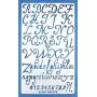 Aleks Melnyk #34 Metal Journal Stencils/Alphabet Letter Number, ABC/Stainless Steel Stencils Kit 3 PCS/Templates Tool for Painting, Wood Burning, Pyrography and Engraving/Scrapbooking/Crafting/DIY