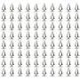 Sutemribor 200 Pieces 7mmx9.5mm Silver Bullet Cone Spike and Stud Metal Screw Back for DIY Leather Crafts