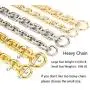 22.5 Inch Gorgeous Heavy Metal Bag Chain Purse Handle Shoulder Strap Replacement (Silver, Large)