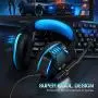 Micolindun Gaming Headset for Xbox One, PS4, PC, Over Ear Gaming Headphones with Noise Cancelling Mic LED Light, Stereo Bass Surround, Soft Memory Earmuffs for Smart Phone, Laptops, Tablet Micolindun Gaming Headset for Xbox One, PS4, PC, Over Ear Gaming Headphones with Noise Cancelling Mic LED Light, Stereo Bass Surround, Soft Memory Earmuffs for Smart Phone, Laptops, Tablet