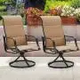 Romayard Outdoor Swivel Dining Chairs Romayard Outdoor Swivel Dining Chairs