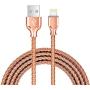 Lightning Cable,[MFi Certified]Fantany Durable Metal USB Lightning Charging Cable Compatible with iPhone 12,12 Mini,12 Pro12 Pro Max,11,11 Pro,11 Pro Max,SE,iPad mini,iPad Air,iPod Touch (3.3ft, Rose)