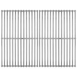 Hongso 16 5/8'' Stainless Steel Grill Grid Cooking Grate Replacement for Thermos Grill Parts 461252605, Kirkland Front Avenue 463230703, Charbroil 463261306, BBQ Pro Grills, SCB932 (2-Pack)
