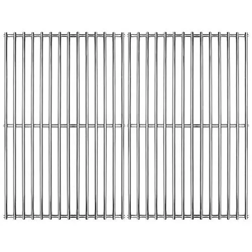 Hongso 16 5/8'' Stainless Steel Grill Grid Cooking Grate Replacement for Thermos Grill Parts 461252605, Kirkland Front Avenue 463230703, Charbroil 463261306, BBQ Pro Grills, SCB932 (2-Pack) Hongso 16 5/8'' Stainless Steel Grill Grid Cooking Grate Replacement for Thermos Grill Parts 461252605, Kirkland Front Avenue 463230703, Charbroil 463261306, BBQ Pro Grills, SCB932 (2-Pack)