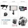 SMALLRIG Super Clamp Mount with Mini Ball Head Mount Hot Shoe Adapter with 1/4 Screw for LCD Field Monitor, LED Lights, Flash, Microphone, Gopro, Action Cam - 1124
