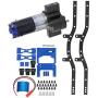 VGEBY RC Car Frame, Remote Control Model Car Frame Upgrade Metal Car Frame RC Parts Fit for C24 C14 C14K C24K C24‑1 C24‑1K(Blue)
