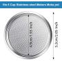 Moka Express Replacement Funnel Kits, 3 Packs Replacement Gasket Seals, 1 Stainless Steel Replacement Funnel with 1 Pack Stainless Filter Replacement (6-Cup)