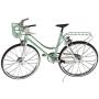 1:10 Scale Metal Decorative Bicycle Model Dutch Style Bike Coffee Bar Decor - Green