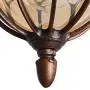 IJ INJUICY Outdoor Hanging Lantern, Rustic Waterproof Pendant Lighting Fixture in Metal with Glass Globe, 7.1'' Exterior Hanging Light for Porch, Exterior, Entryway (Brown) IJ INJUICY Outdoor Hanging Lantern, Rustic Waterproof Pendant Lighting Fixture in Metal with Glass Globe, 7.1'' Exterior Hanging Light for Porch, Exterior, Entryway (Brown)