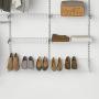 Rubbermaid FG3H9400WHT Configurations Shoe Shelf - White