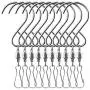 10 Pack Swivel Hooks Clips Smooth Spinning for Hanging Wind Spinners Wind Chimes Crystal Twisters Party Supply Rotating Display S Hooks