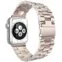 Seinit Stainless Steel Watch Band Replacement Strap Compatible with Apple Watch Series 6/5/4/3/2/1 44mm/42mm, Champagne Gold Seinit Stainless Steel Watch Band Replacement Strap Compatible with Apple Watch Series 6/5/4/3/2/1 44mm/42mm, Champagne Gold