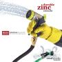 Nifty Grower 100ft Garden Hose - All New Expandable Water Hose with Double Latex Core, 3/4'' Solid Brass Fittings, Extra Strength Fabric Flexible Expanding Hose with Metal 8 Function Spray Nozzle