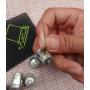 Honbay 50pcs Silver Sewing Quilting Metal Thimbles DIY Craft Finger Protector