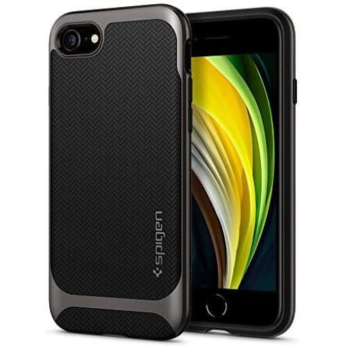 Spigen Neo Hybrid Designed for iPhone SE 2020 Case/Designed for iPhone 8 Case (2017) / Designed for iPhone 7 Case (2016) - Gunmetal