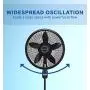Lasko 1843 18″ Remote Control Cyclone Pedestal Fan with Built-in Timer, Black Features Oscillating Movement and Adjustable Height Lasko 1843 18″ Remote Control Cyclone Pedestal Fan with Built-in Timer, Black Features Oscillating Movement and Adjustable Height