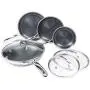 HexClad Hybrid Non-Stick Cookware | 7 Piece Set with Lids and Wok | Metal Utensil Safe, Induction Ready & PFOA-Free | Non-Stick & Stainless Steal Construction HexClad Hybrid Non-Stick Cookware | 7 Piece Set with Lids and Wok | Metal Utensil Safe, Induction Ready & PFOA-Free | Non-Stick & Stainless Steal Construction