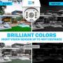 TBI Pro Solar Security Camera Outdoor Wireless PTZ - WiFi Home Security Camera System IP - Rechargeable Battery Powered 15600mah HD True Colors Night Vision 2-Ways Audio for 128GB SD Motion Detection