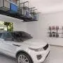 FLEXIMOUNTS 4x6 Heavy Duty Overhead Garage Adjustable Ceiling Storage Rack, 72'' Length x 48'' Width x 40'' Height (Black)