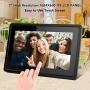 Feelcare 7 Inch 16GB Smart WiFi Digital Picture Frame, Send Photos or Small Videos from Anywhere, Touch Screen, IPS LCD Panel, Wall-Mountable, Portrait and Landscape(Black)