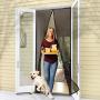 Flux Phenom Reinforced Magnetic Screen Door - Fits Doors up to 38 x 82 Inches (Black)