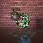 EH-GARDEN Metal Dog Solar Garden Lights, Outdoor LED Decor Light for Patio, Path, Lawn, Garden, Yard Decor