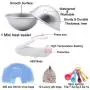 Bath Bomb Mold Set 228 Pieces - 200 Packs Shrink Wrap Bags,12 Pieces of DIY Metal Mould,Spoons,Gift Bags,Mini Heat Sealer (Instruction Included) Bath Bomb Mold Set 228 Pieces - 200 Packs Shrink Wrap Bags,12 Pieces of DIY Metal Mould,Spoons,Gift Bags,Mini Heat Sealer (Instruction Included)